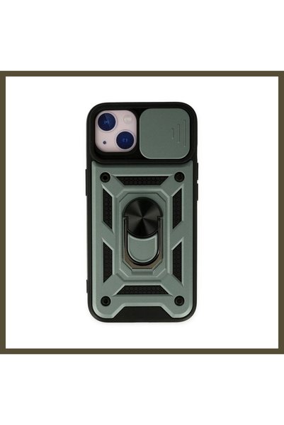 northcity n iPhone 14 Compatible Case with Pars Lens Ring - Green BX