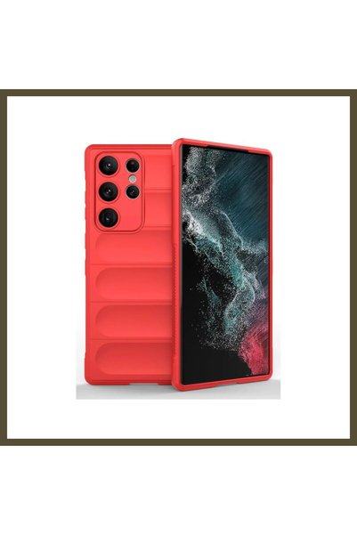 northcity n Samsung Galaxy S23 Ultra Compatible Case - Optimum Silicone - Red BX