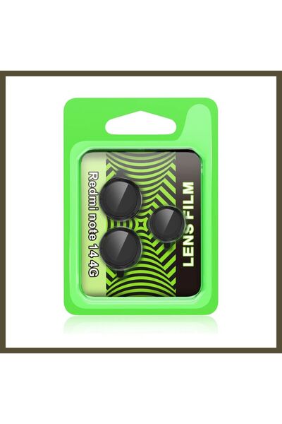 northcity n Redmi Note 14 4G-Compatible Raze Metal Camera Lens - Black BX