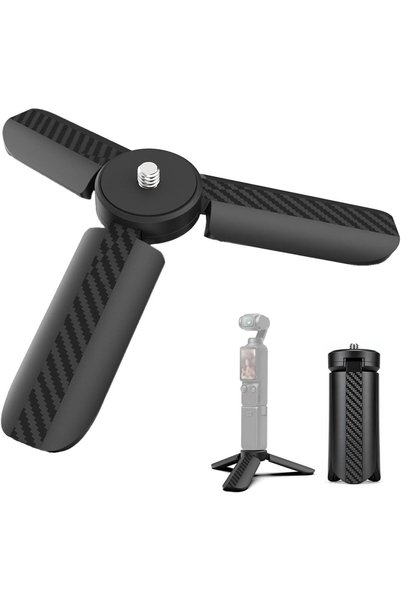 GENERAL حامل ثلاثي القوائم صغير محمول لجهاز DJI OSMO Pocket 4/4P/3 و Insta360...