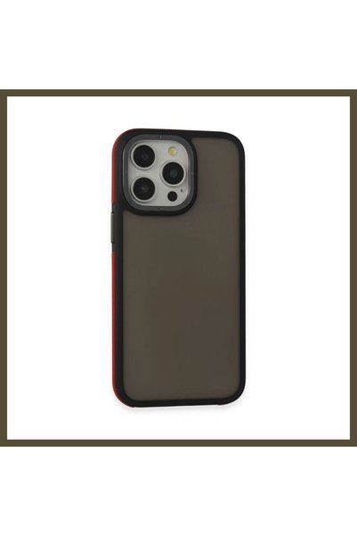 northcity n غطاء "هارفيل" المتوافق مع هاتف iPhone 15 Pro - باللون الأحمر BX.