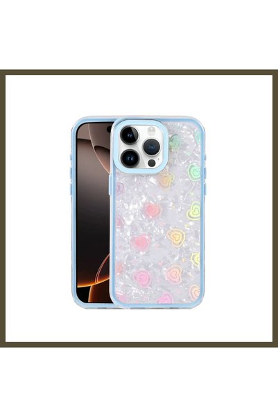 northcity n غطاء لهاتف iPhone 15 Pro Max بتصميم "لومي" - لون أزرق BX.