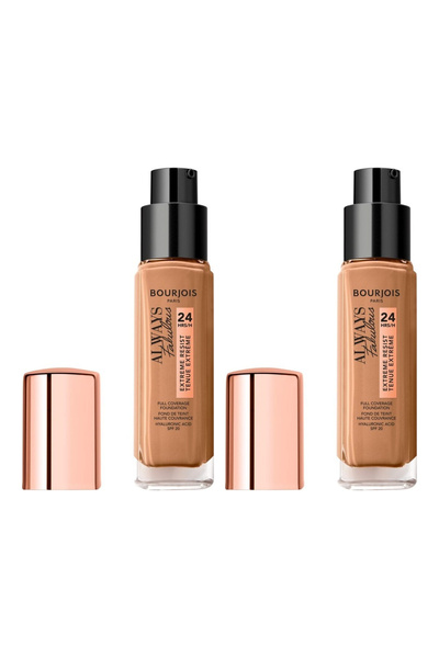 Bourjois 2x PACK Fond de ten Always Fabulous 24H 420 Light Sand SPF 20, 30 ml