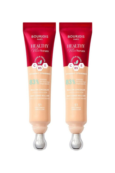 Bourjois 2x PACK Healthy Mix 51W Light Vanilla Serum Concealer, 11 ml