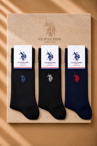 U.S. Polo Assn. Κάλτσες με τρεις θέσεις για το πόδι