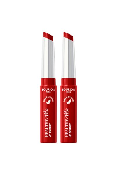 Bourjois 2x PACK Healthy mix clean lip sorbet - 01 - sundae cherry sundae, 1.7g