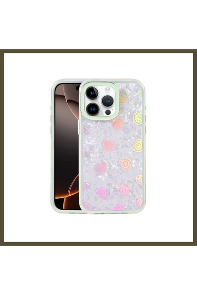 northcity n غطاء لهاتف iPhone 15 Pro Max بتصميم "لومي" - لون أخضر BX.