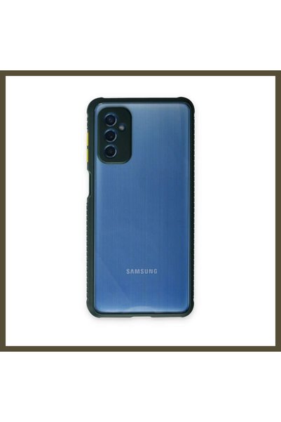 northcity n Samsung Galaxy M52 5G Case, Miami Clear Silicone - Dark Green BX
