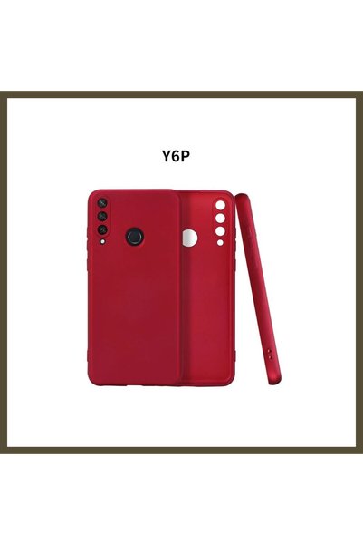 northcity n غطاء First Silicone المتوافق مع هاتف Huawei Y6P - بورجوندي BX