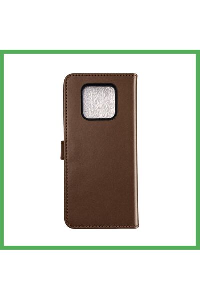 Nur store Çanta Tecno Camon 16 Prime Trend S Plus Flip Phone Case - Brown BEZOSS