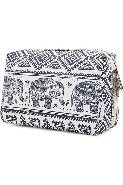 Boolygo Large Makeup Bag Zipper Pouch Travel Cosmetic Organizer for Women and...