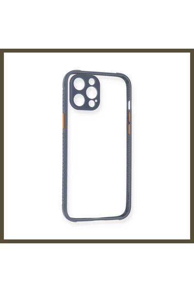 northcity n iPhone 12 Pro Compatible Case - Miami Clear Silicone - Gray BX