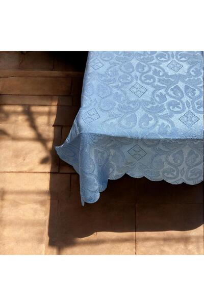 Linea Home ΑΝΤΙΛΕΚΑΝΤΙΚΟ ΤΡΑΠΕΖΟΚΙΝΟΥΛΟ BAROQUE 140X180 ΜΠΛΕ LH2031266-1