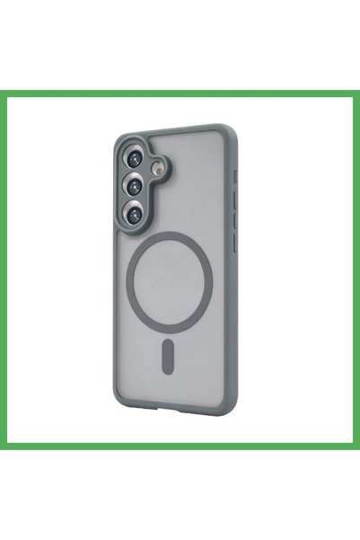 Nur store Çanta Samsung Galaxy S24 FE Loji MagSafe Case - Gray BEZOSS