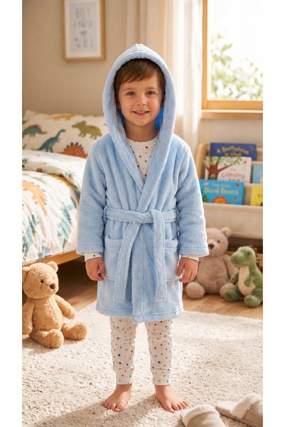PAMUK HANIM EXPORT PRODUCT / Plush, Welsoft Fleece, unisex soft bathrobes for...