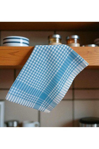 Linea Home PIN Καρό Πετσέτα Κουζίνας ΤΥΡΚΟΥΑΖ 100% ΒΑΜΒΑΚΙ 50X70 LH2025938-1