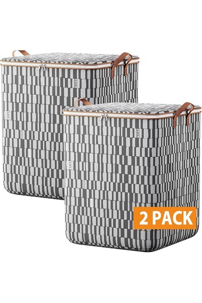 GENERAL U HOOME Clothes Storage Bags,Clothing Storage Organizer Bags,140L Mov...