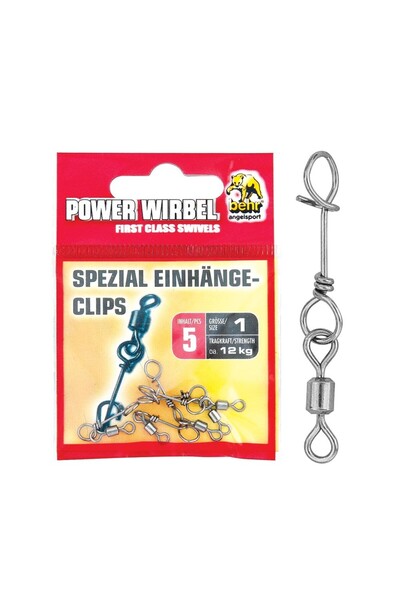 BEHR Set 5 buc. vartej cu agrafa cu prindere rapida pentru spinning