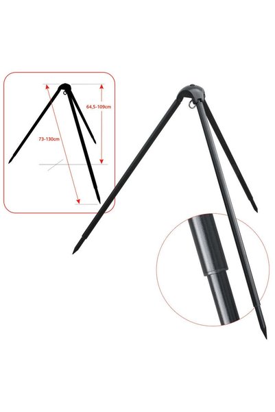 Baracuda Tripod/trepied cantarire, ajustabil pe inaltime 64.5 - 109 cm