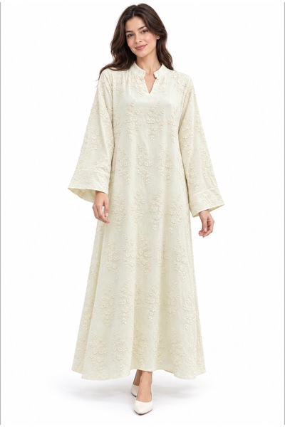 White colour Kuwaiti Jalabiya