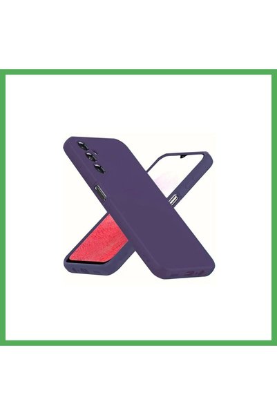 Nur store Çanta Samsung Galaxy A34 5G First Silicone Case - Purple BEZOSS