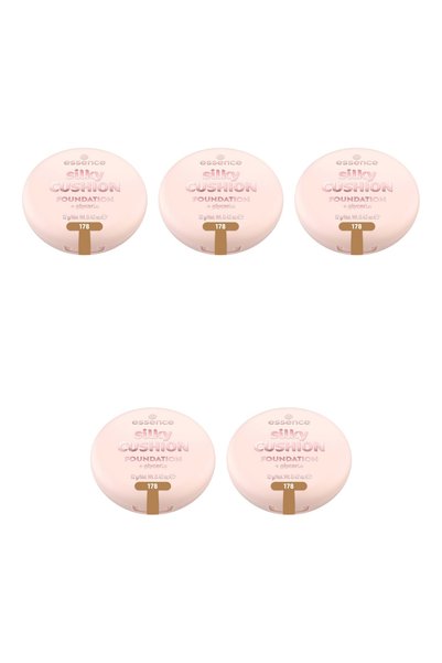 Essence 5x PACK Silky CUSHION Foundation 178, Essence, 12 g