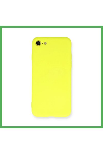 Nur store Çanta iPhone 7 Compatible Case with Velvet-Lined Nano Silicone - Ye...