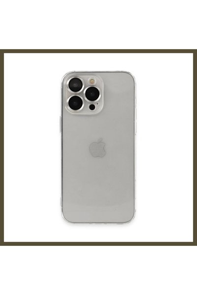 northcity n iPhone 13 Pro Max Compatible Luko Lens Silicone Case - Silver BX