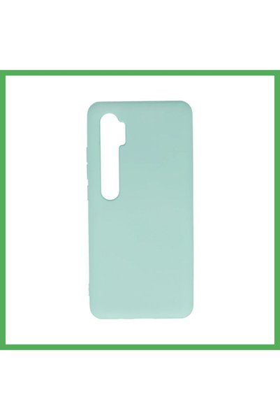 Nur store Çanta Mi Note 10 Lite Case with Velvet-Lined Nano Silicone - Turquo...