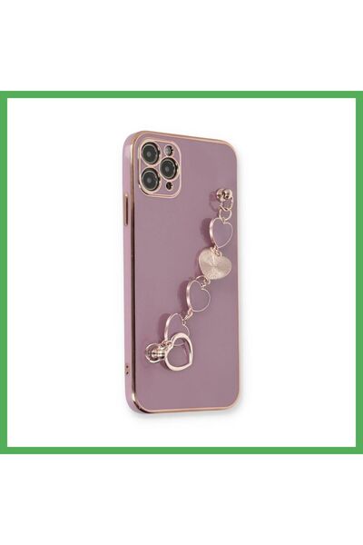 Nur store Çanta iPhone 11 Pro Max Case by Esila, Silicone - Purple BEZOSS