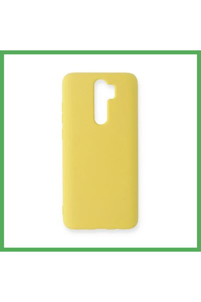 Nur store Çanta Redmi Note 8 Pro Case with Velvet-Lined Nano Silicone - Yello...