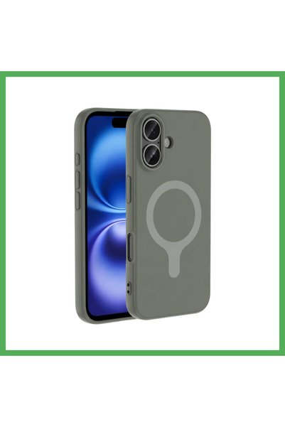 Nur store Çanta Joko iPhone 16 Z Silicone MagSafe Case - Gray BEZOSS