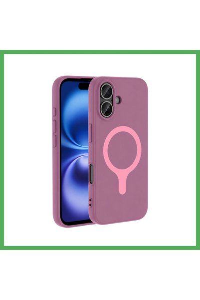 Nur store Çanta Joko iPhone 16 Z Silicone MagSafe Case - Purple BEZOSS