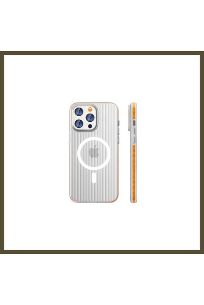 northcity n Joko iPhone 16 Pro Max Compatible Line MagSafe Case - Orange BX