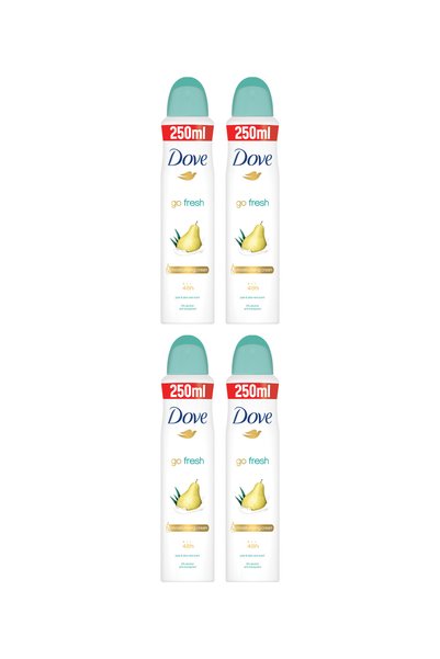 Dove 4x PACHET Spray deodorant Go Fresh Pear & Aloe Vera, 250 ml
