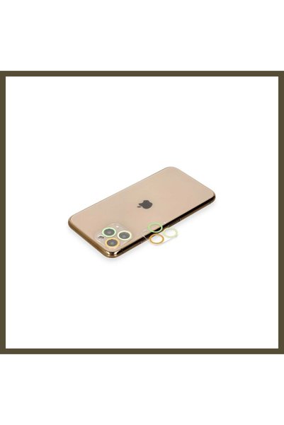 northcity n iPhone 11 Pro Max Compatible Colored Camera Lens Protector - Yell...