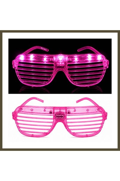 northcity n LED-Lit Shutter Party Glasses, Pink, Shutter Glasses BX