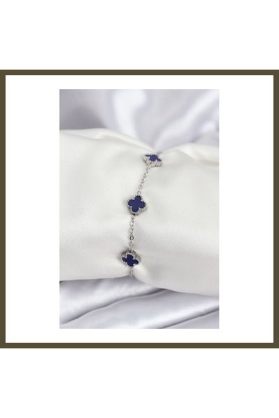northcity n 316L Steel, Silver-Colored, Navy Blue, Baby Boy, Clover, Women's ...