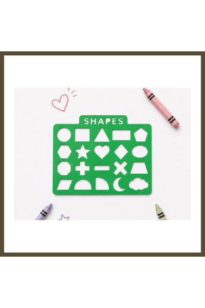 northcity n 3D Printing Geometric Shapes Drawing Template - 20-Pattern Mold -...