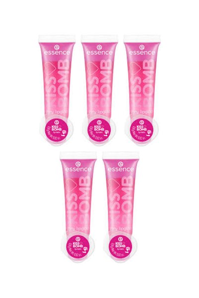 Essence 5x PACHET JUICY BOMB KISS BOMB luciu de buze strălucitor și balsam de...