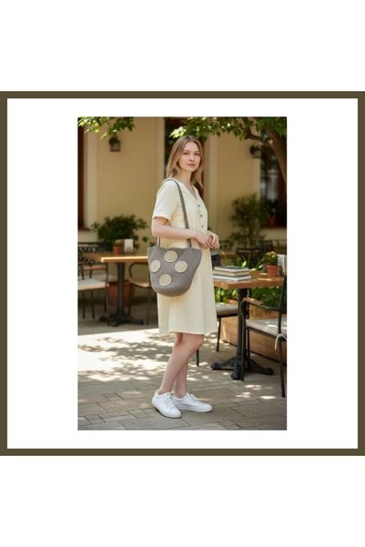 northcity n Hand-Knitted Bag, Women's Shoulder Bag, Woven-Look Handmade Every...