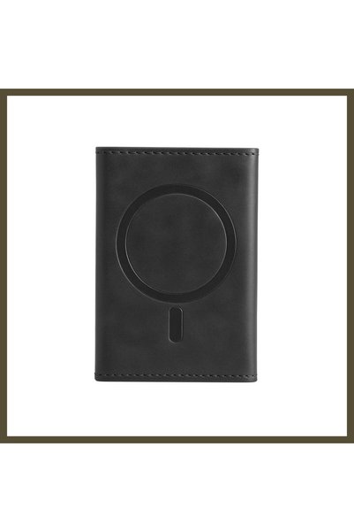 northcity n Joko Tema MagSafe Leather Card Holder - Black BX