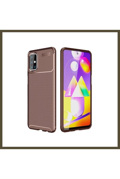 northcity n Samsung Galaxy M31S Compatible Case with Auto Focus Carbon Cover ...