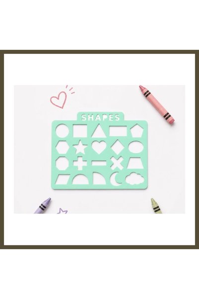 northcity n 3D Printing Geometric Shapes Drawing Template - 20-Pattern Mold -...