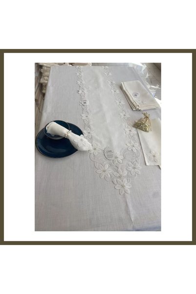 northcity n Tableware Set: Evita Gardenia Linen Dinner Set, 160x260 Table Set...