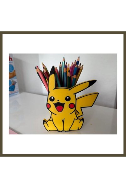 northcity n 3D-Printed Pencil Holder with Cute Electric Mouse Figurine - Yell...