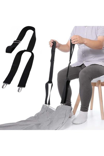ALMEKAQUZ 2 PCS Dressing Aid Clips, Adjustable Clothing Helper for Elderly, P...