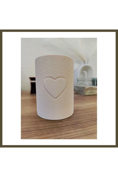 northcity n 3D-Printed Patterned Cylindrical Pencil Holder and Makeup Brush O...