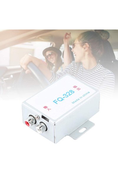 GENERAL 12V Filter Aluminum Car Stereo Filter for Amplifier and Speaker Noise...