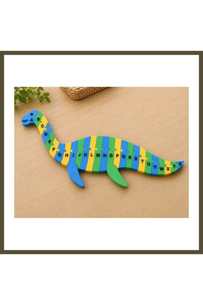 northcity n 3D-Printed Dinosaur-Shaped Alphabet Puzzle - A-Z Letter-Matching ...